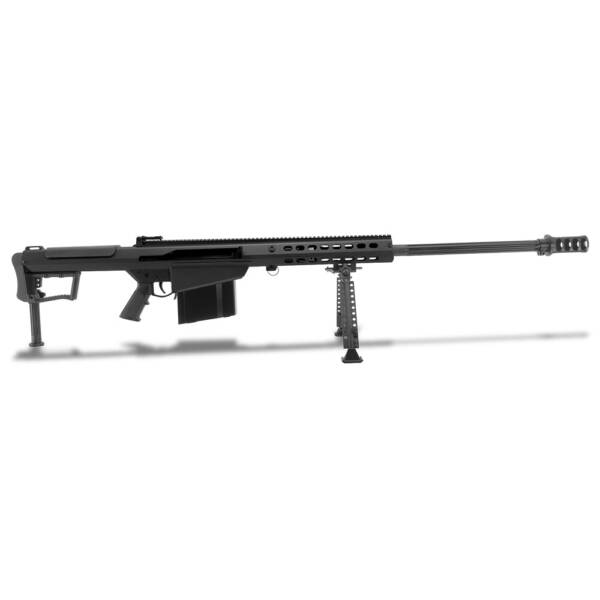 barrett m107A1 50 bmg black hydraulic buffer 29 fluted rifle