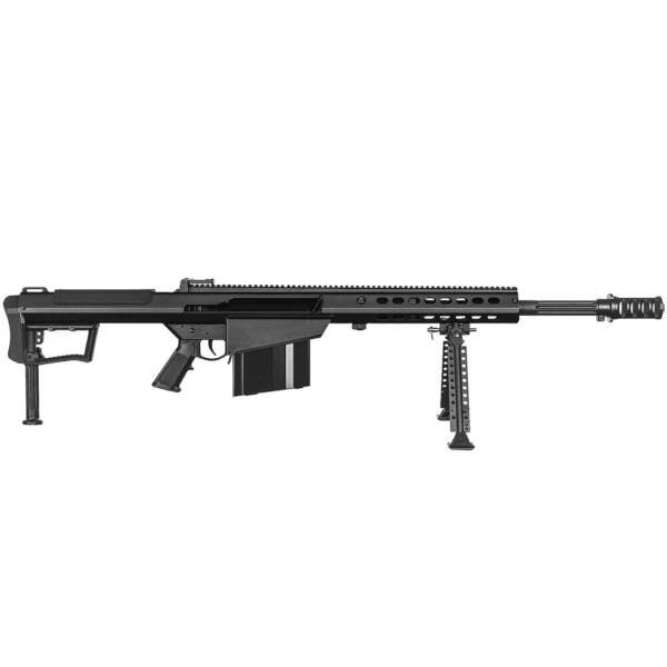 barrett m107a1 50 bmg black 20 fluted rifle